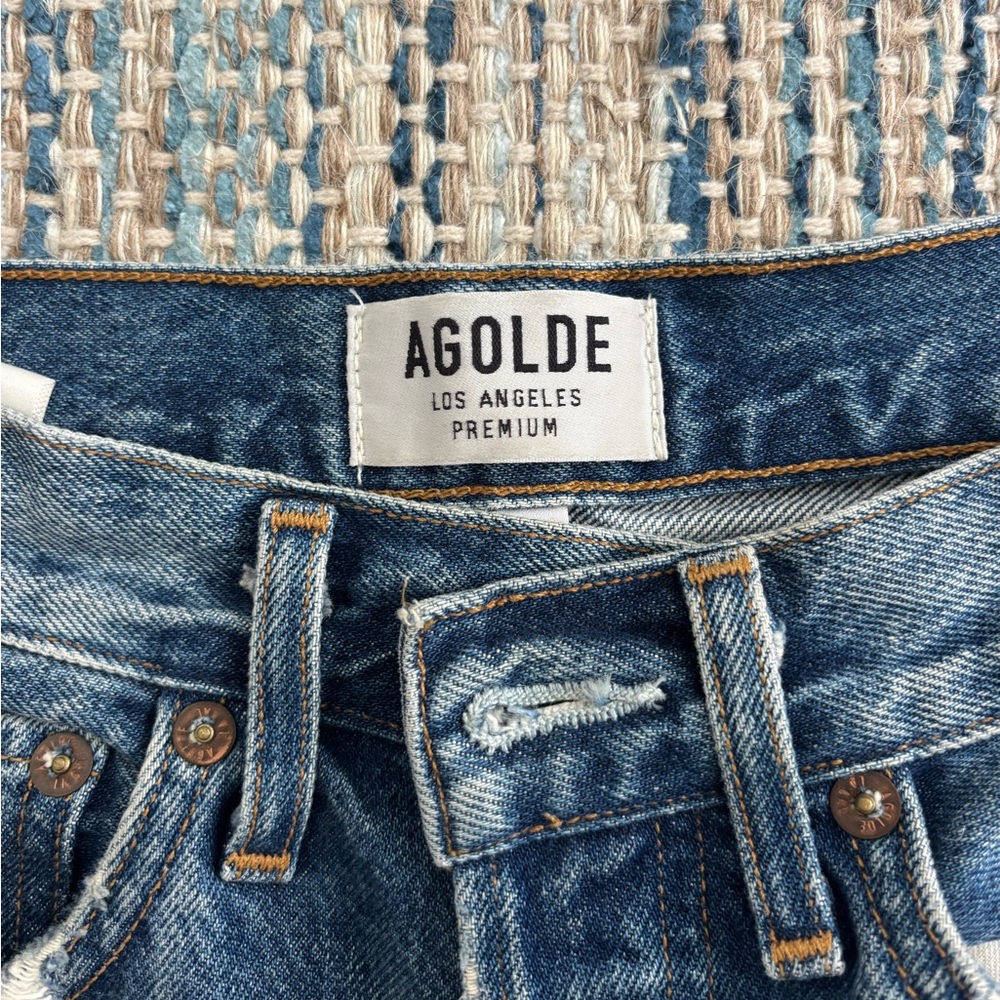 Agolde 90s Pinch Waist Denim Jeans - Picture 3 of 3